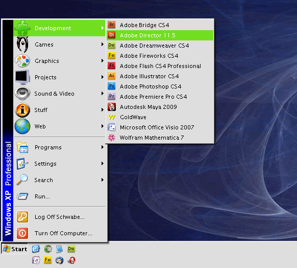 Classic Start Bar with custom folders