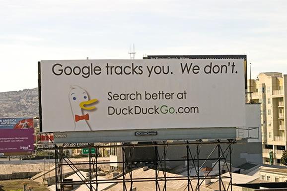 DuckDuckGo billboard