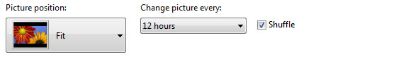 Windows 7 wallpaper rotation feature